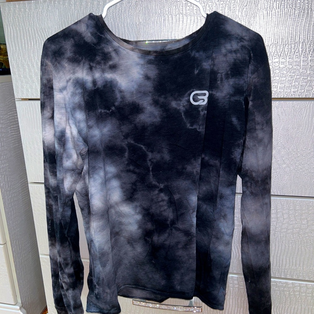 CycleBar Tie Dye Long Sleeve Top